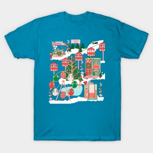 Mod Christmas Street Fair T-Shirt